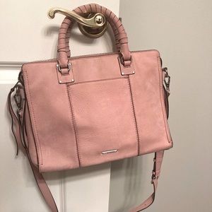 Rebecca Minkoff Pink Suede Crossbody Purse